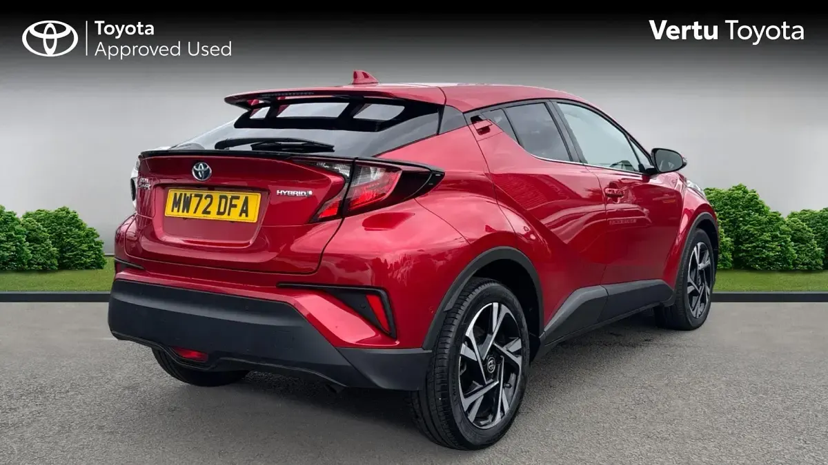 Used Toyota C-HR Design 122 HP (89 kW) 2022 Scarlet flare (pearlescent paint) SUV
