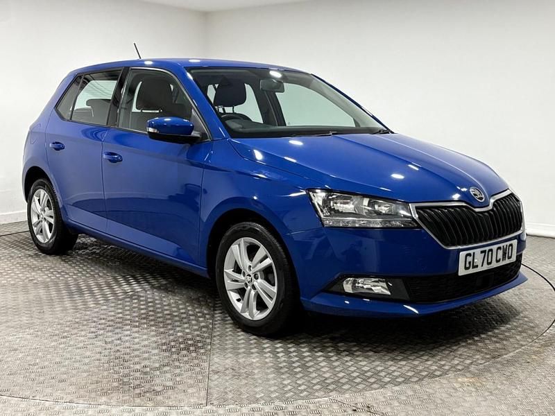 Used Skoda Fabia SE 60 HP (44 kW) 2020 Blue Hatchback
