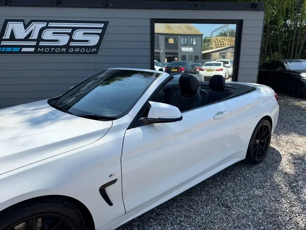 Used BMW 420 Cabriolet M Sport 190 HP (139 kW) 2017 White Cabriolet