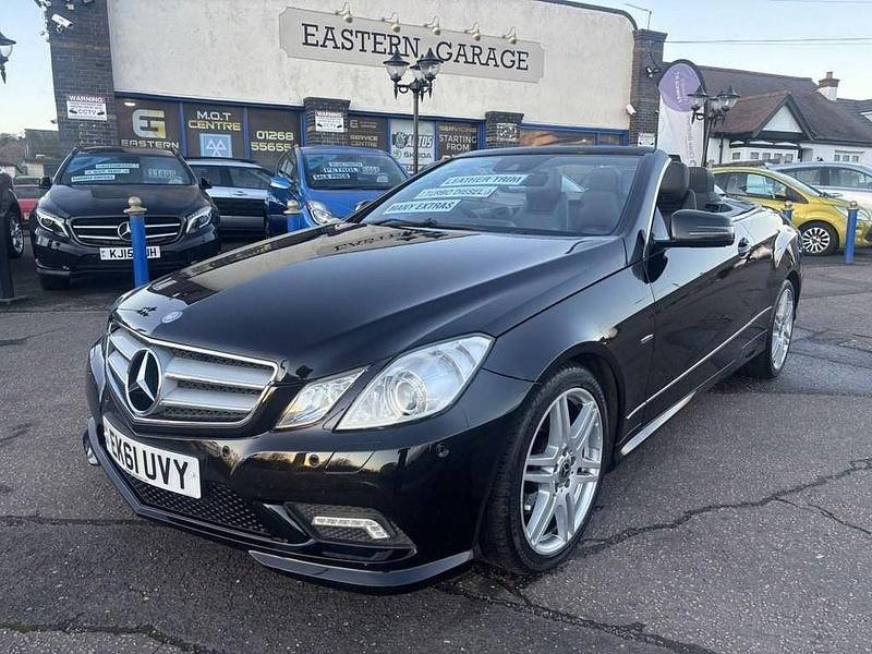 Used Mercedes E220 Sport Edition 170 HP (125 kW) 2011 Black Cabriolet