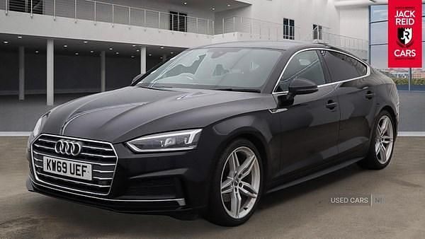 Black Used 2020 Audi A5 S-Line Hatchback | £17,995 (Super price) - Image 1/4