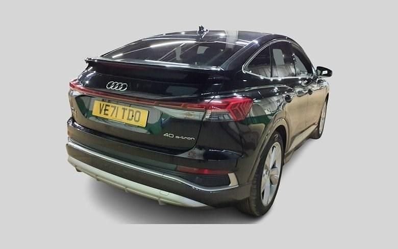 Used Audi Q4 e-tron S-Line 150 kW (204 HP) 2022 Black SUV