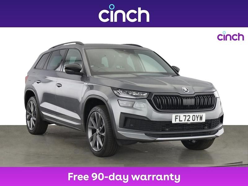 Grey Used 2022 Skoda Kodiaq SportLine SUV | £29,329 (Fair price) - Image 1/3