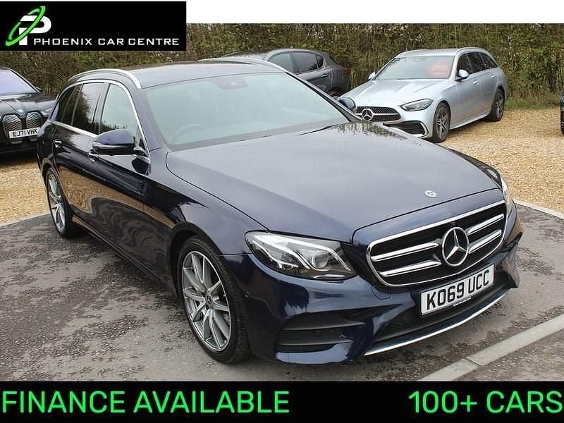Used Mercedes E220 AMG line 2020 Blue Estate
