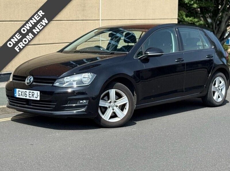Black Used 2016 VW Golf VII Match Hatchback | £12,995 (Fair price) - Image 1/3