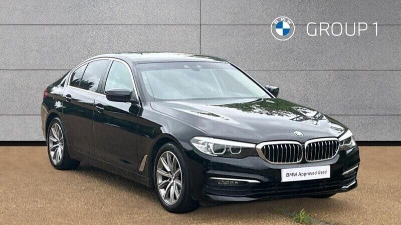 Black Used 2018 BMW 520 Sport Line Sedan | £14,995 (A bit pricey) - Image 1/4