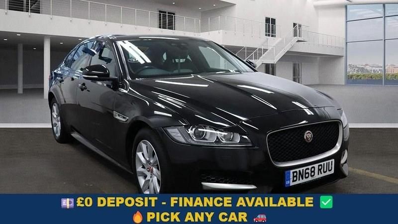 Black Used 2018 Jaguar XF R-Sport Sedan | £8,449 (Good price) - Image 1/4