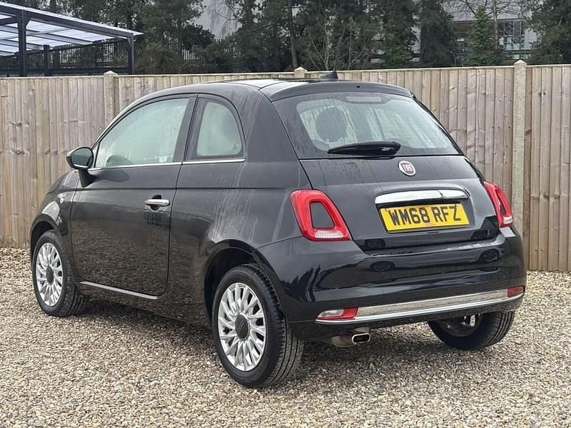 Used Fiat 500 Lounge 69 HP (50 kW) 2019 Black Hatchback