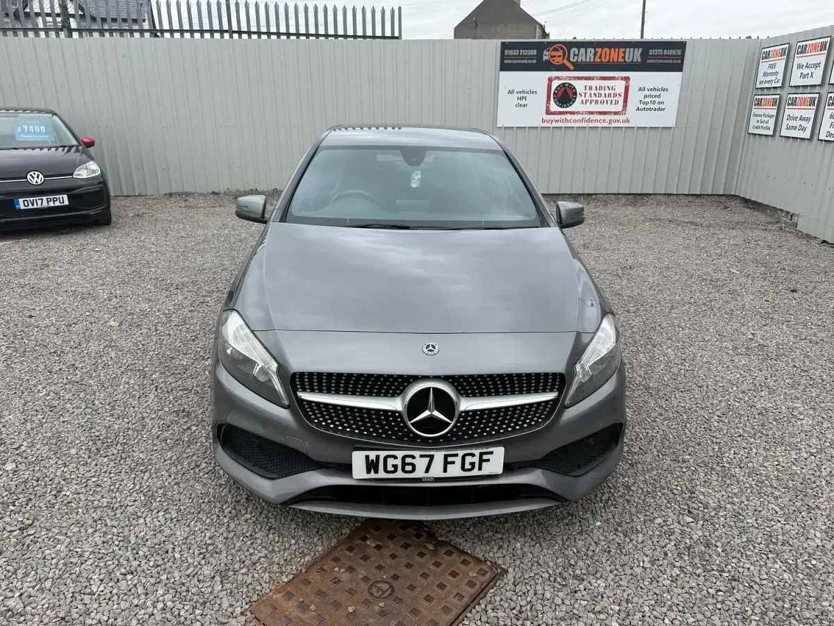 Used Mercedes A180 AMG line 109 HP (80 kW) 2017 Grey Hatchback