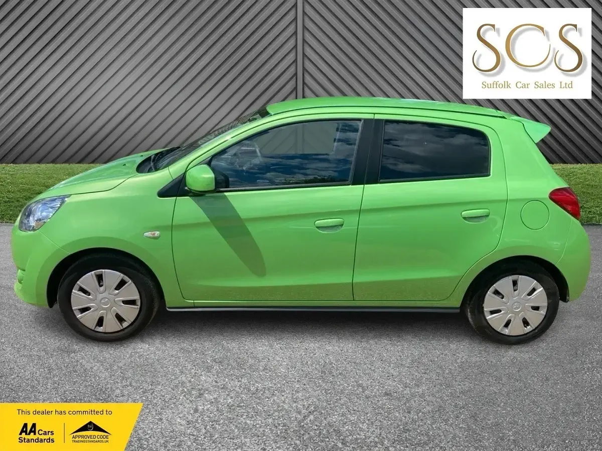 Used Mitsubishi Mirage 2014 Green Hatchback