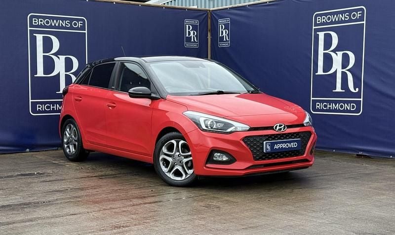 Red Used 2019 Hyundai i20 Hatchback | £11,299 (Fair price) - Image 1/3