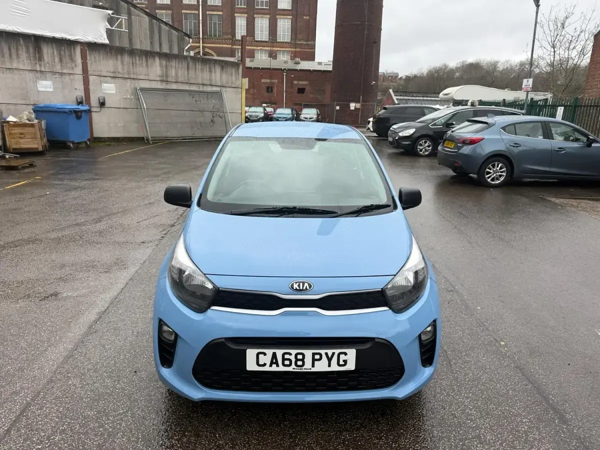 Used Kia Picanto 66 HP (48 kW) 2018 Blue Hatchback