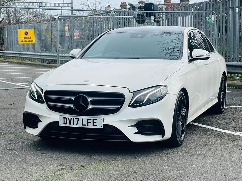 Used Mercedes E350 AMG line 258 HP (189 kW) 2017 White Sedan