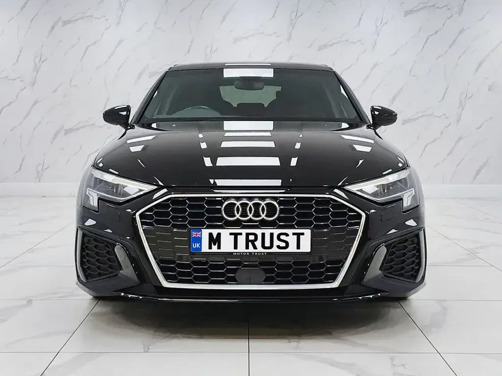 Used Audi A3 Sportback S-Line 150 HP (110 kW) 2022 Black Hatchback