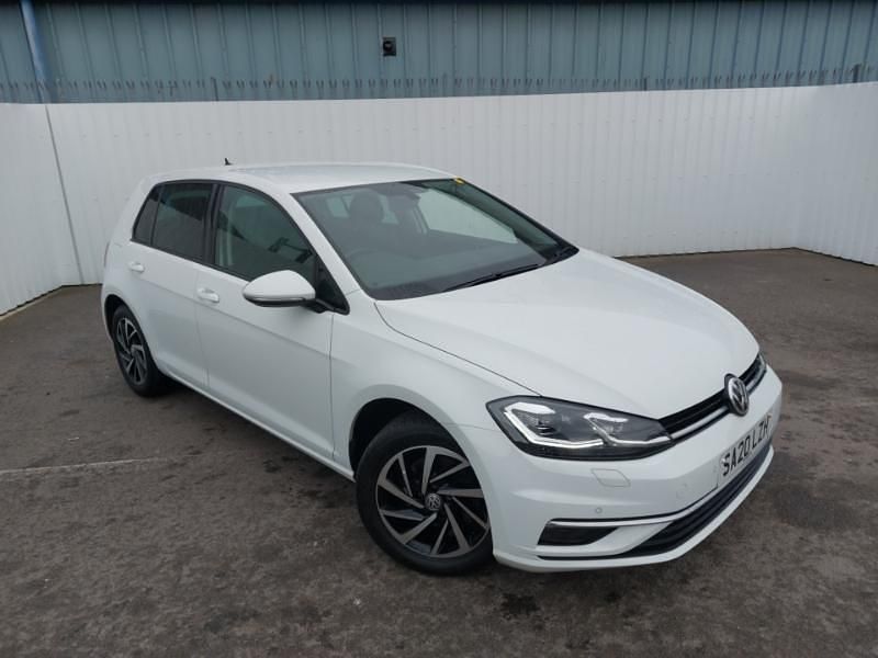 Used VW Golf VII Edition 150 HP (110 kW) 2020 White Hatchback
