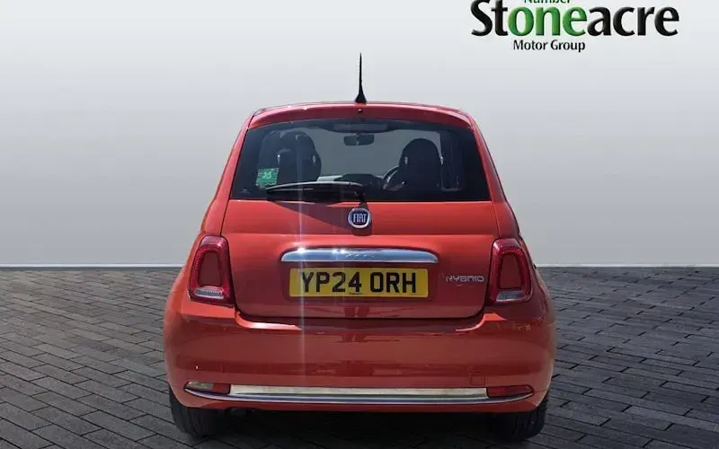 Used Fiat 500 69 HP (50 kW) 2024 Orange Hatchback