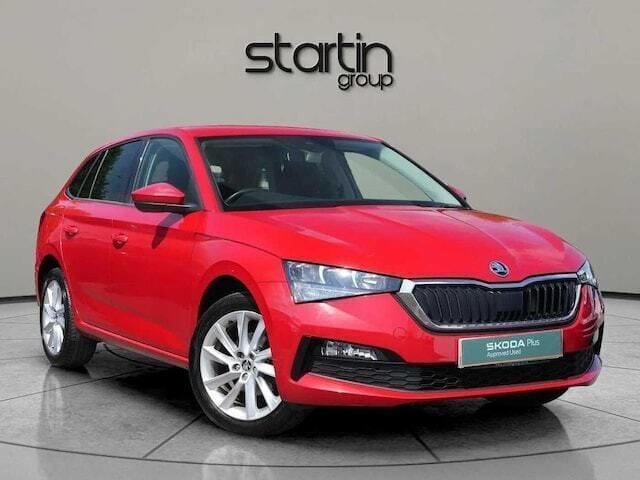 Velvet red metallic Used 2020 Skoda Scala SE L Hatchback | £10,950 (Fair price) - Image 1/4