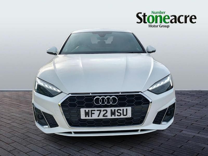 Used Audi A5 Sportback S-Line 150 HP (110 kW) 2022 White Hatchback