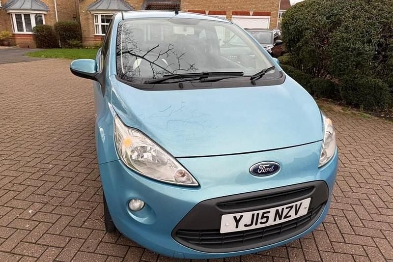 Used Ford Ka Zetec 69 HP (50 kW) 2015 Blue Hatchback
