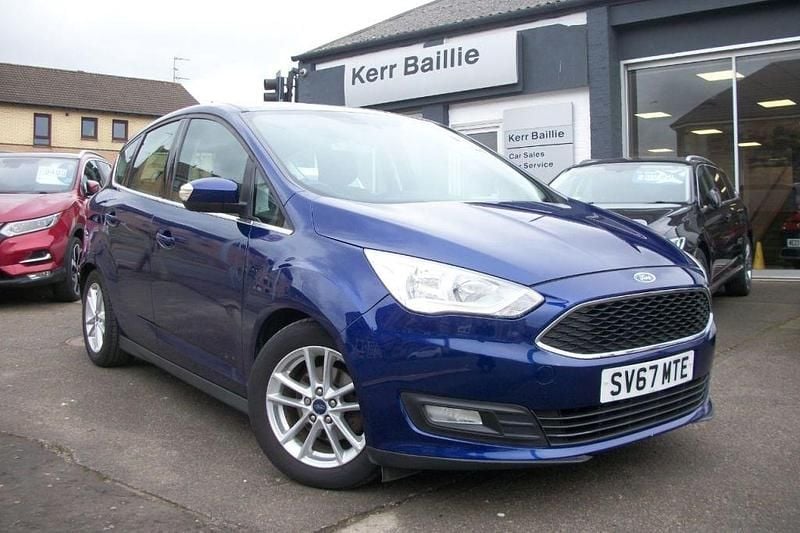 Used Ford C-MAX Zetec 125 HP (91 kW) 2017 Blue MPV