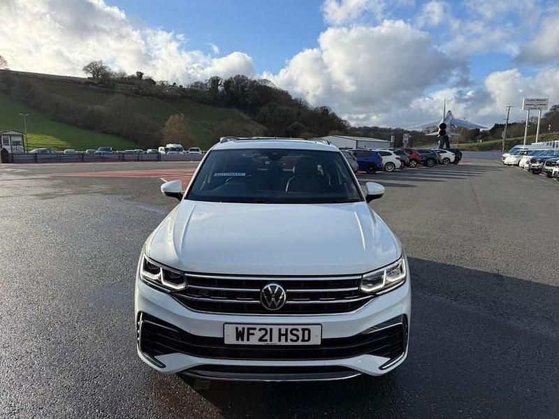 Used VW Tiguan R-line 150 HP (110 kW) 2021 White SUV