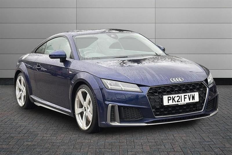 Used Audi TT S-Line 245 HP (180 kW) 2021 Blue Coupe