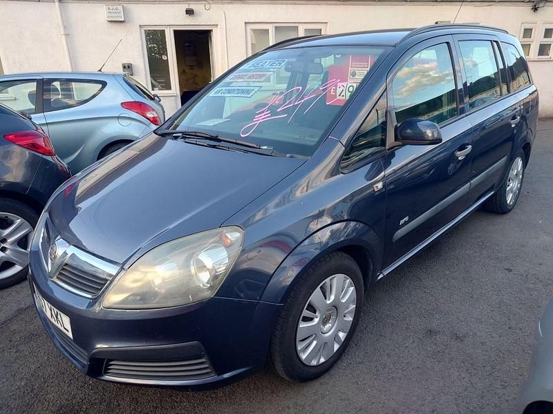 Used Vauxhall Zafira S 105 HP (77 kW) 2007 Blue MPV