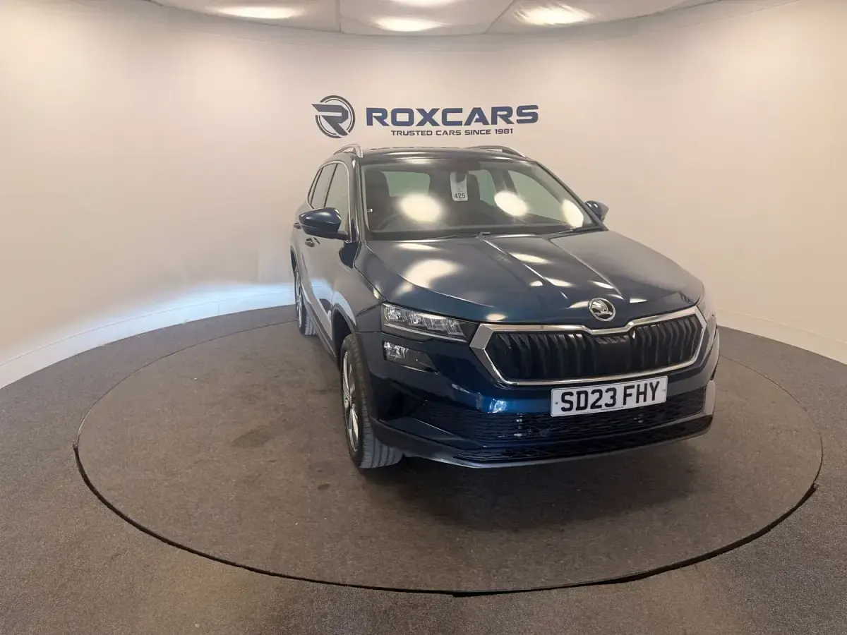 Used Skoda Karoq SE L 150 HP (110 kW) 2023 Blue SUV