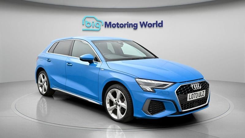 Used Audi A3 Sportback e-tron S-Line 204 HP (150 kW) 2023 Blue Hatchback