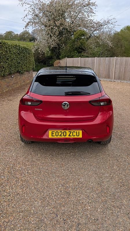 Used Vauxhall Corsa Elite 100 HP (73 kW) 2020 Red Hatchback