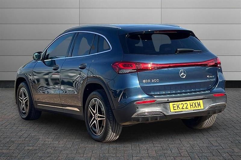 Used Mercedes EQA300 AMG line 167 kW (228 HP) 2022 Denim blue SUV