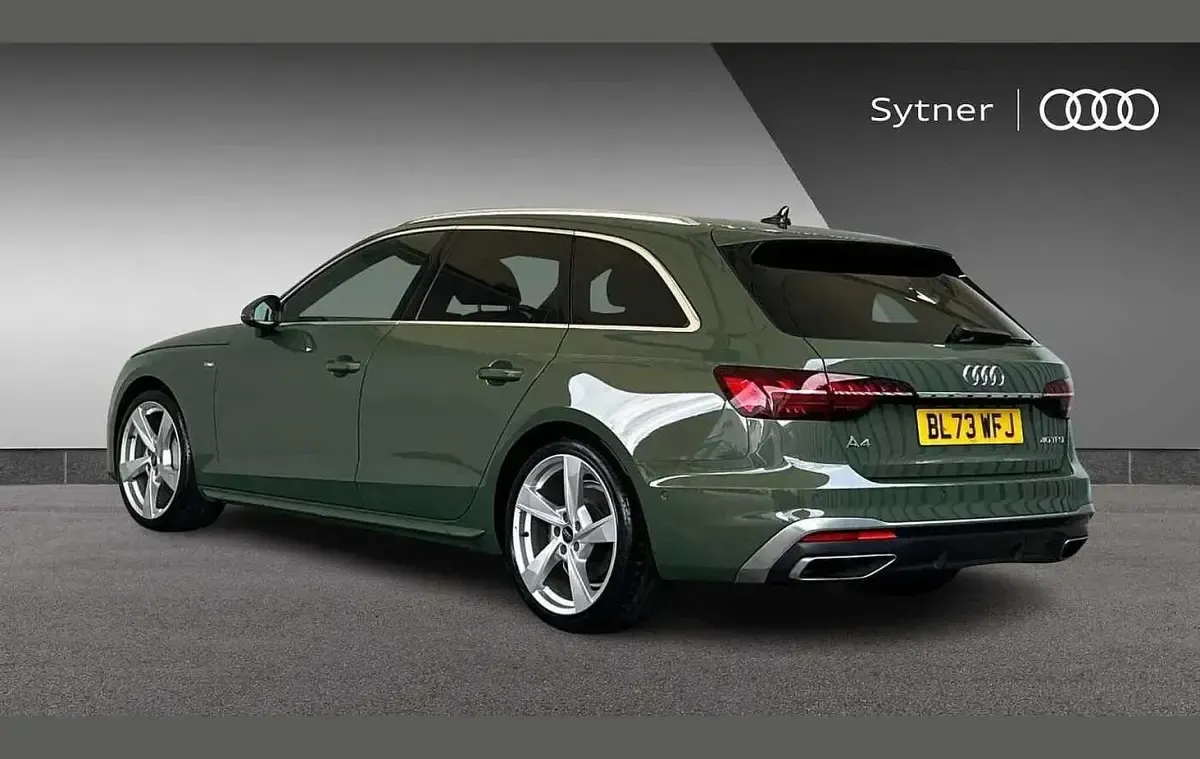 Used Audi A4 S-Line 200 HP (147 kW) 2024 Green Estate
