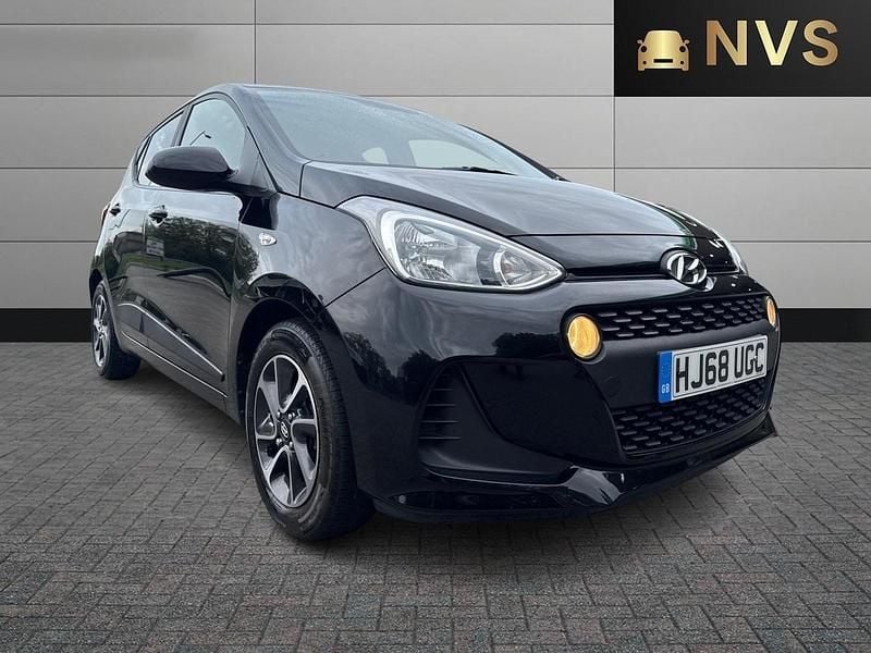 Black Used 2018 Hyundai i10 GO! Hatchback | £5,295 (Fair price) - Image 1/4