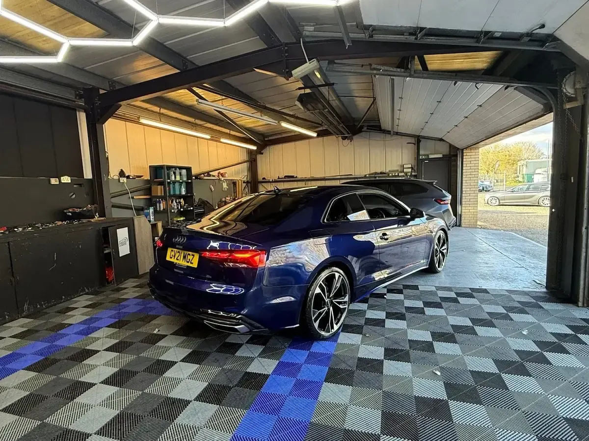 Used Audi A5 S-Line 2021 Blue Coupe