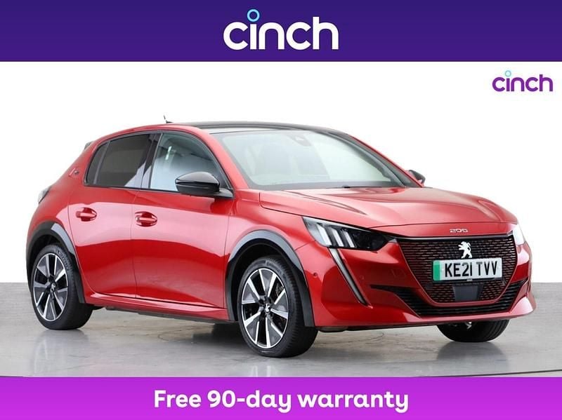 Red Used 2021 Peugeot e-208 GTi Hatchback | £12,799 (Fair price) - Image 1/3
