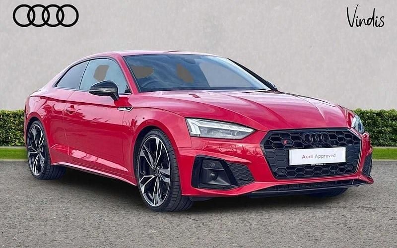 Red Used 2023 Audi S5 Black Edition Coupe | £37,093 - Image 1/4