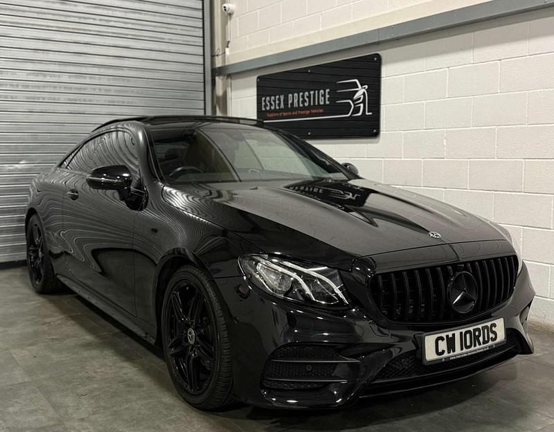 Black Used 2018 Mercedes E220 AMG Line Premium Coupe | £19,489 (Fair price) - Image 1/4