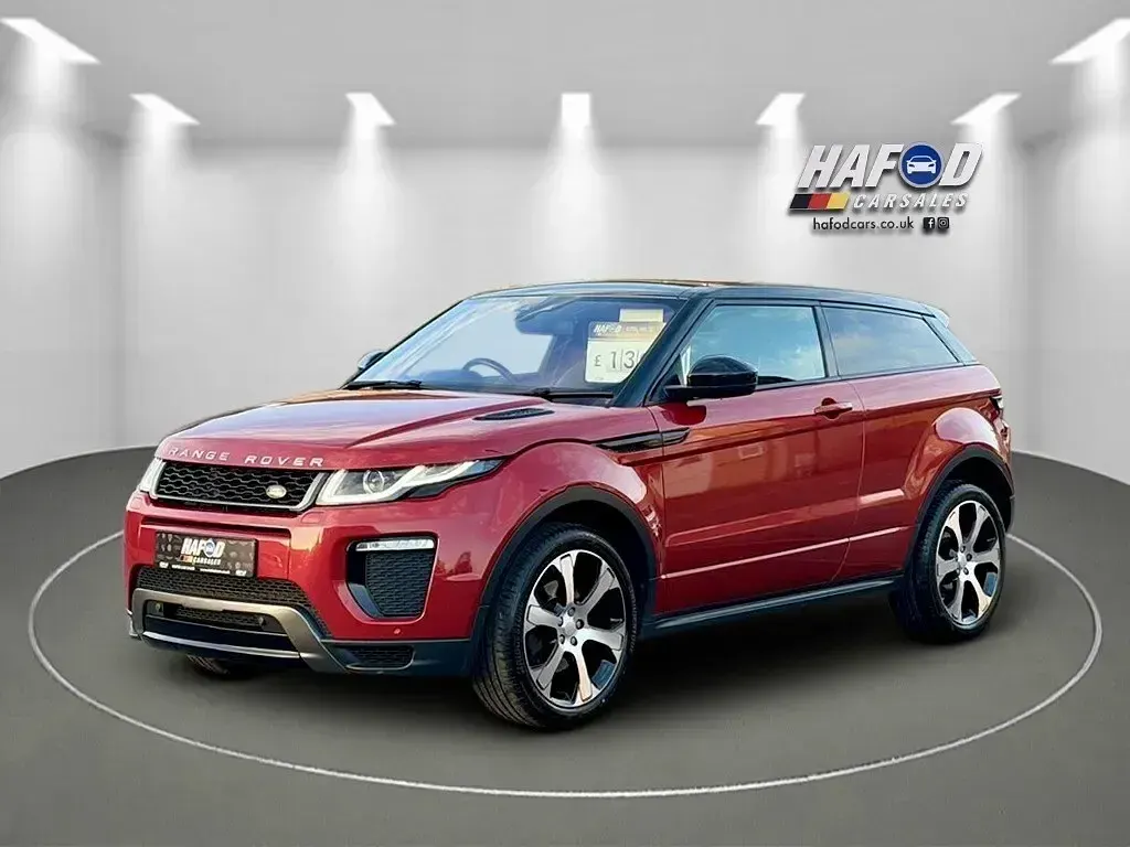 Used Land Rover Range Rover evoque HSE Dynamic 2016 Red Coupe