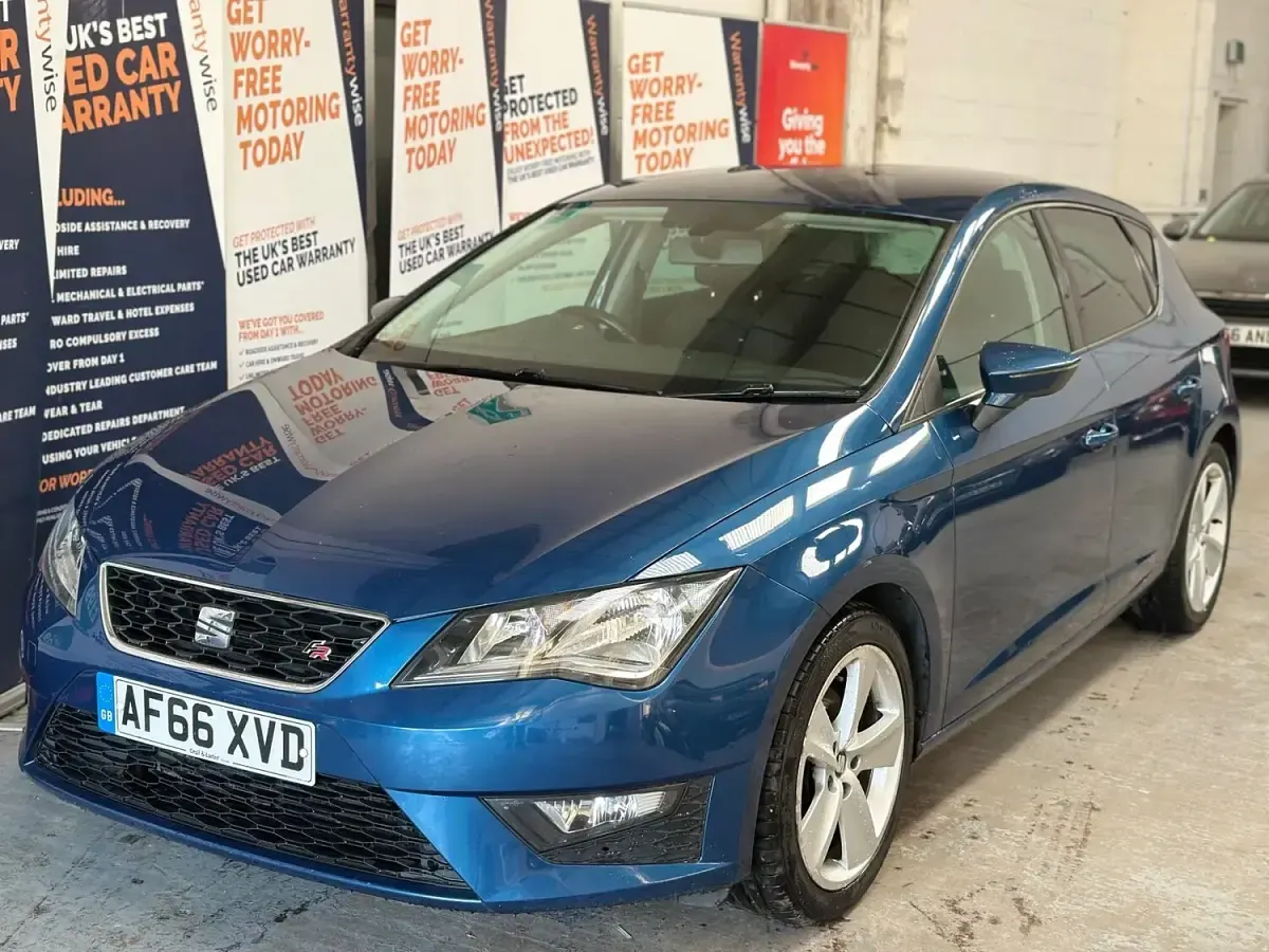 Used Seat Leon FR 150 HP (110 kW) 2016 Blue Hatchback