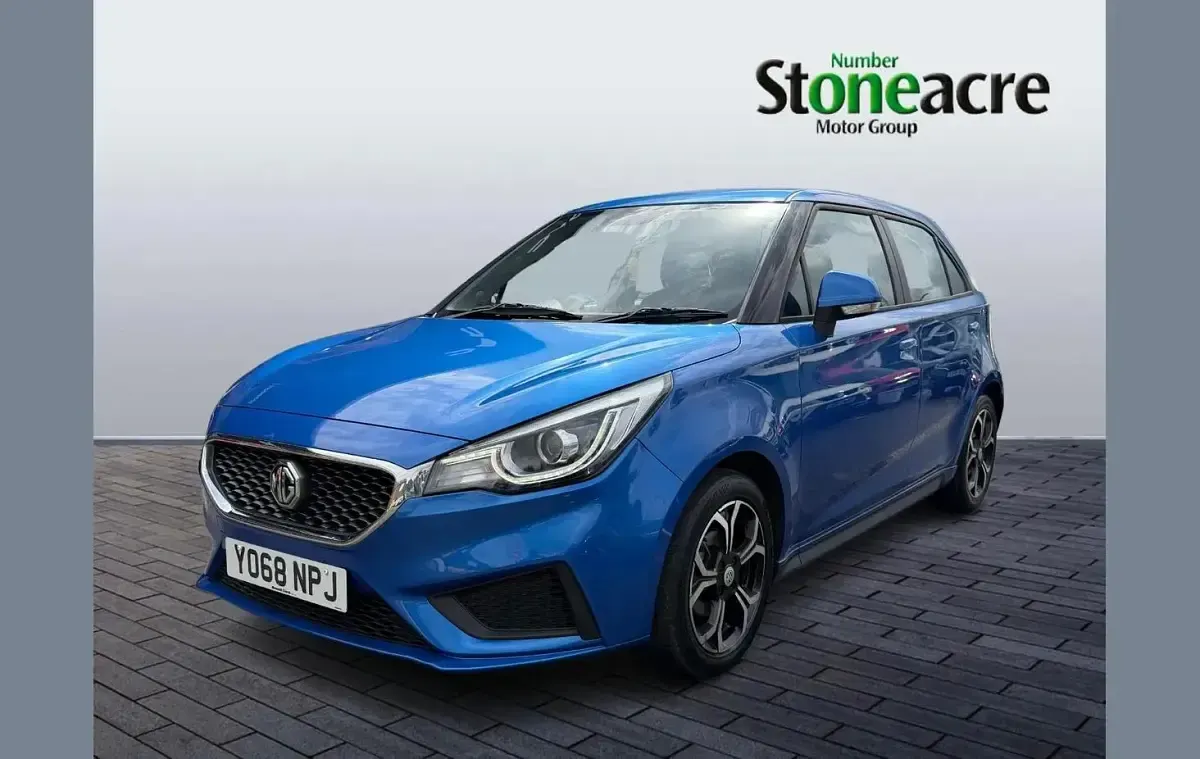Used MG MG3 Excite 106 HP (77 kW) 2019 Blue Hatchback
