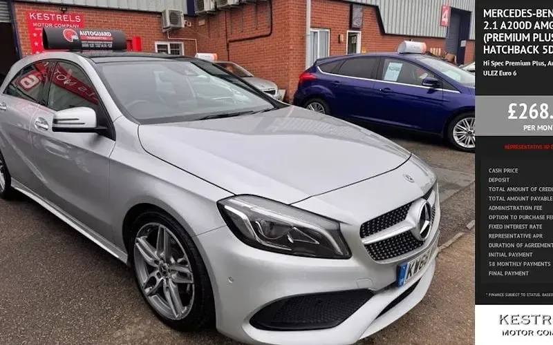 Used Mercedes A200 AMG line 136 HP (100 kW) 2018 Hatchback