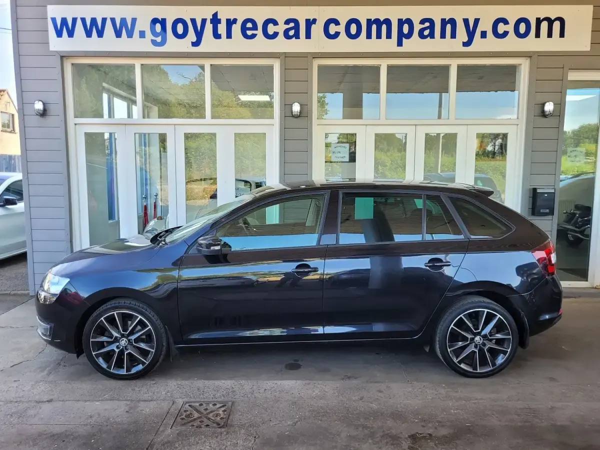 Used Skoda Rapid Sport 110 HP (80 kW) 2017 Black Hatchback