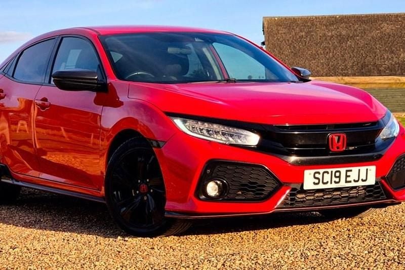 Red Used 2019 Honda Civic Sport Hatchback | £8,990 (Super price) - Image 1/1