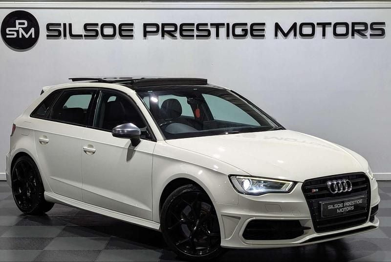 White Used 2014 Audi S3 Sportback Design Hatchback | £11,995 (Expensive) - Image 1/4