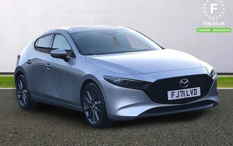 Silver Used 2021 Mazda 3 Inclusive Hatchback | £11,799 (Good price) - Image 1/4