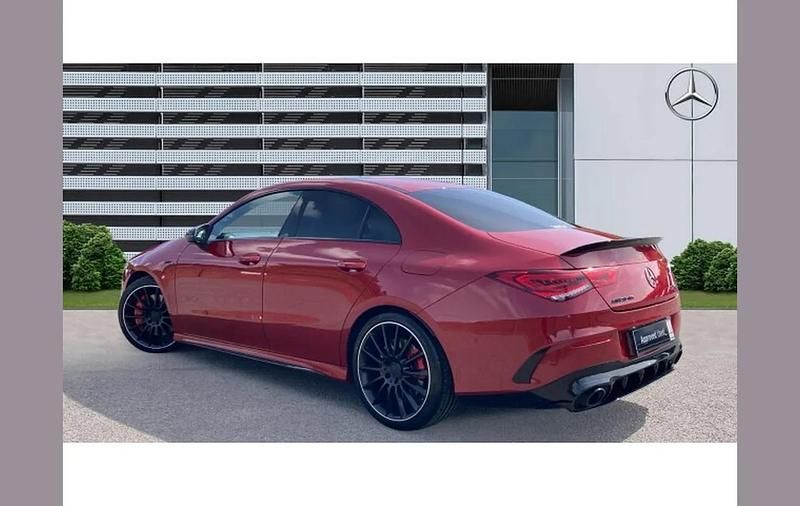 Used Mercedes CLA35 AMG Premium Plus 301 HP (221 kW) 2021 Red Coupe