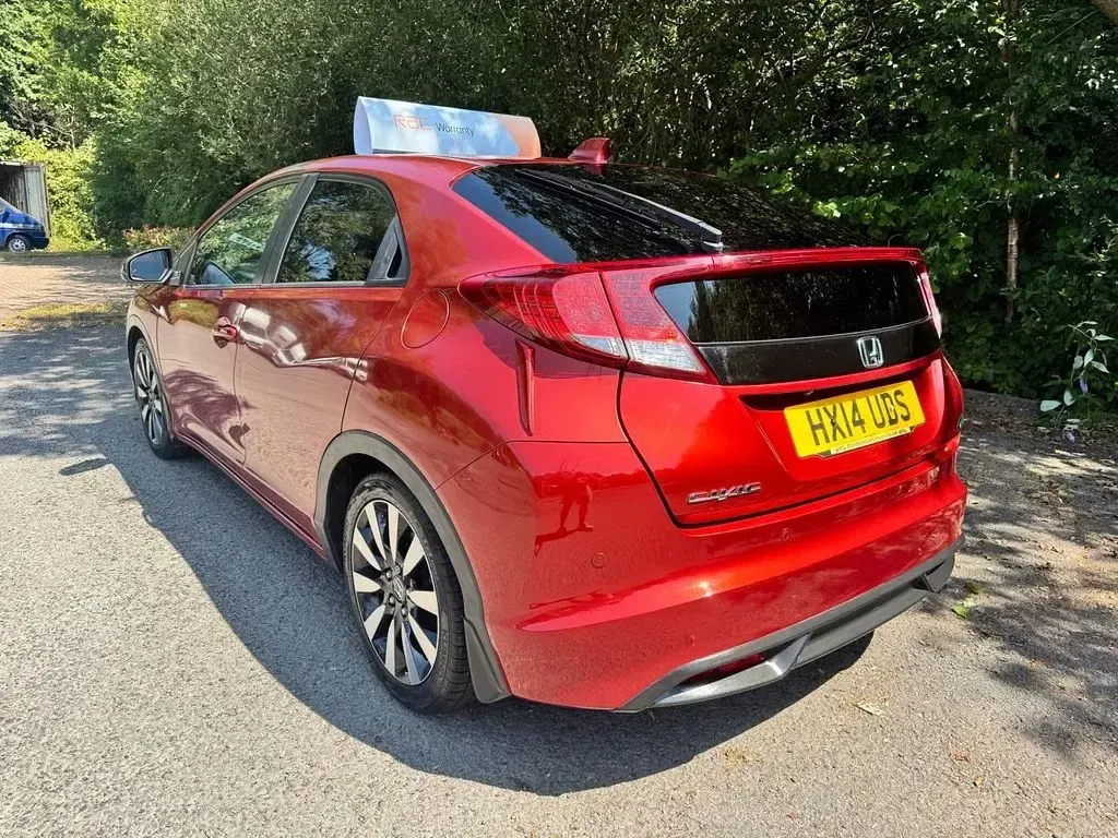 Used Honda Civic SR 2014 Red Hatchback