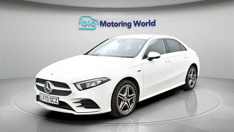Used Mercedes A250 AMG line 259 HP (190 kW) 2020 White Sedan