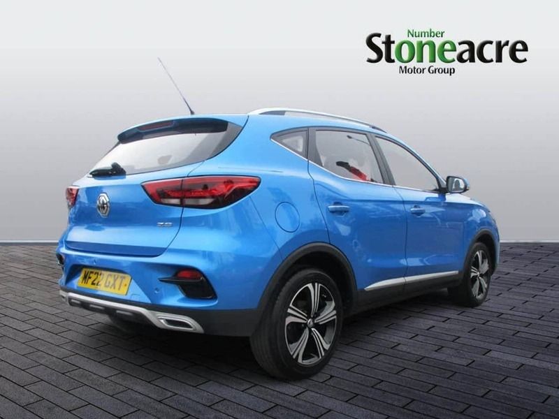 Used MG ZS Excite 106 HP (77 kW) 2022 Blue Sedan