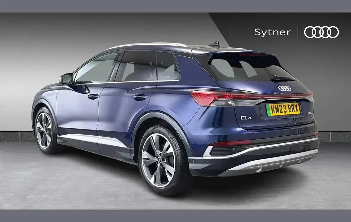 Used Audi Q4 e-tron S-Line 219 kW (299 HP) 2023 Blue SUV